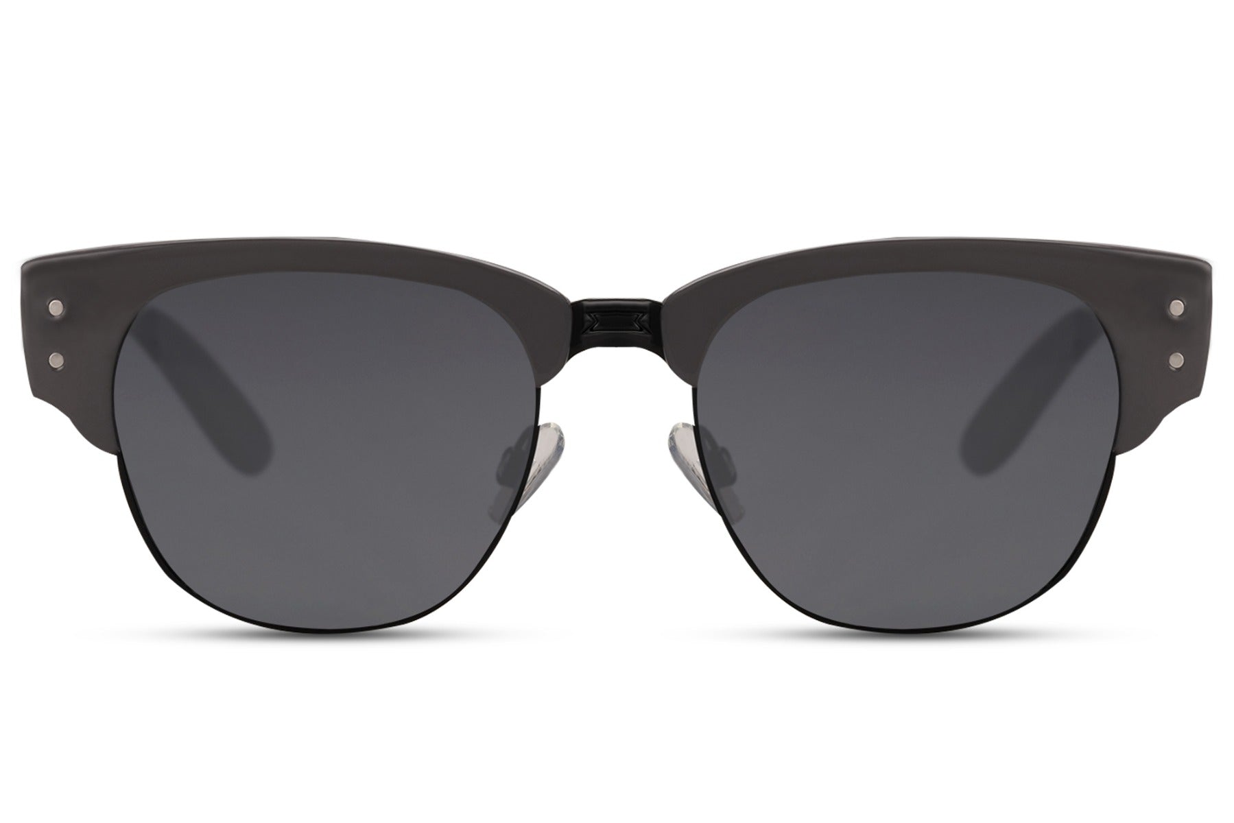 grey frame black lens sunglasses with uv400 protection