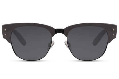grey frame black lens sunglasses with uv400 protection