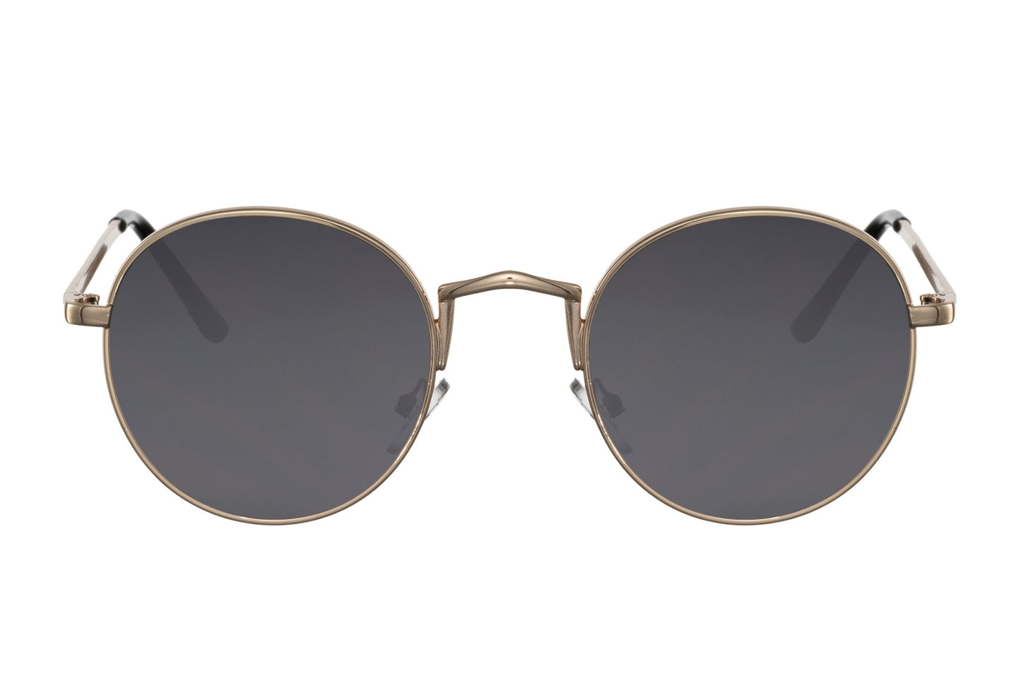 biza metal round festival sunglasses black metal frame smoke lens durable compact 100% UV400 protection men women travel-ready Ibiza summer festival beach city outdoor free UK Europe shipping Sunglass Station