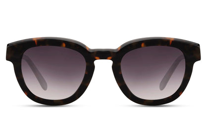 Ibiza round polarised sunglasses brown tortoiseshell luxury acetate frame blue polarised 1.1mm TAC lens 100% UVA UVB protection men women bold retro anti-glare summer Ibiza beach holiday free UK Europe shipping Sunglass Station