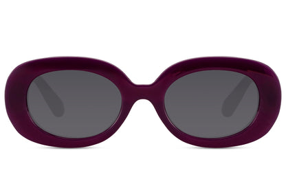 Kids round rectangle sunglasses dark plum burgundy heavy duty polycarbonate frame dark lens UV400 protection boys girls durable impact resistant summer festival holiday free UK Europe delivery Sunglass Station