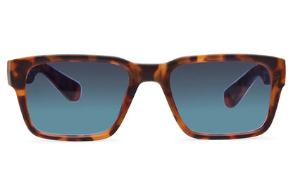 leopard print sleek frame sunglass for men lightweight, durable