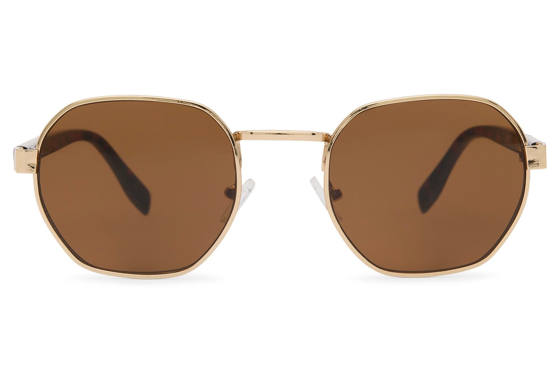 London eco geometric round sunglasses copper frame warm brown cognac recycled rPMMA lens UV protection men women elegant sophisticated sustainable summer holiday city wear free UK Europe delivery Sunglass Station