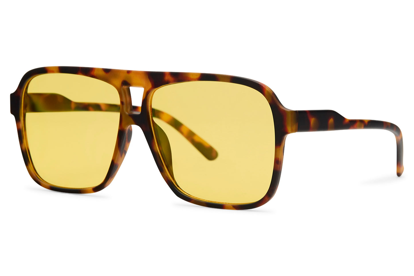 Getönte Aviator Nachtsonnenbrille