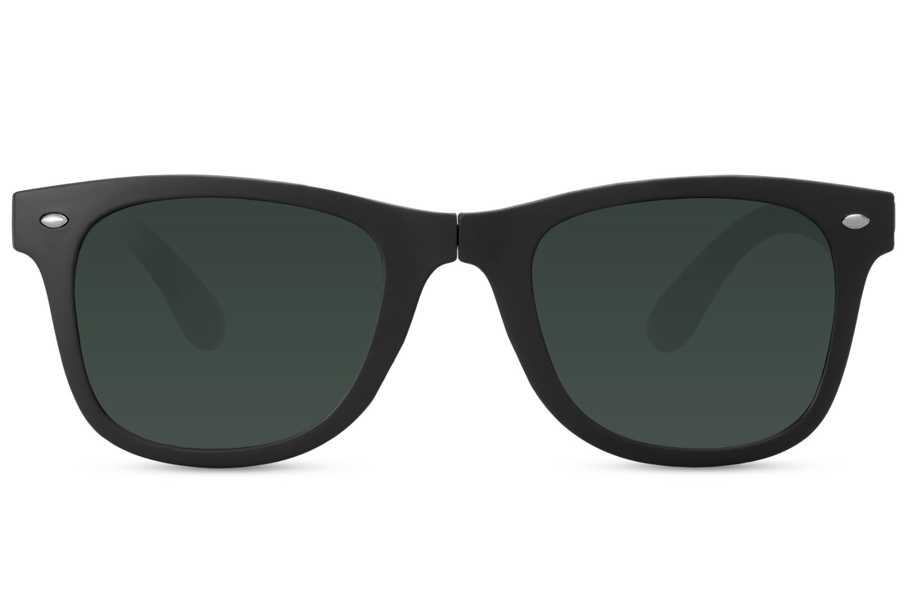 matte black frame wayfarer sunglass for men, easy to carry, lightweight with minimal design