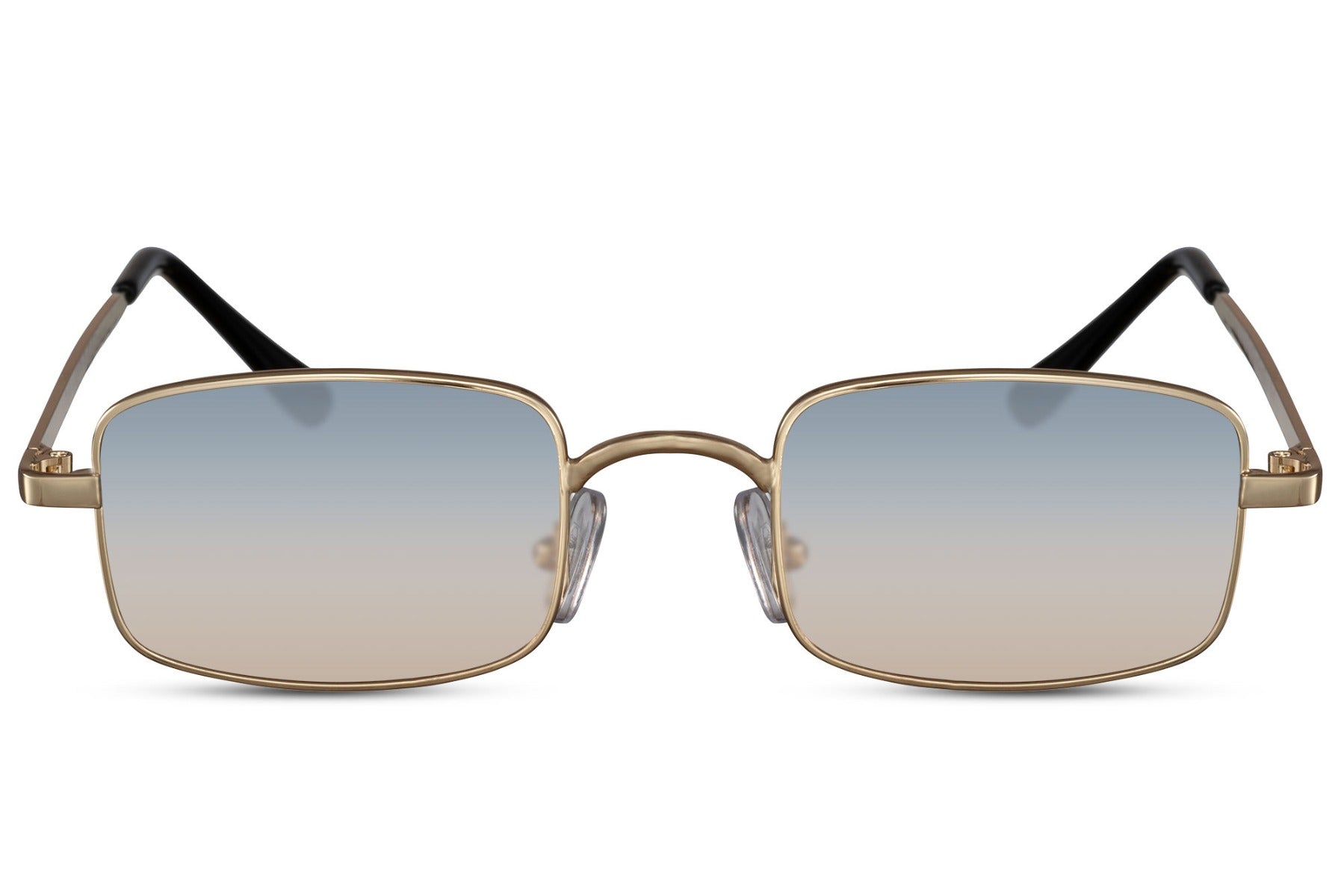 sleek metallic frame rectangle sunglasses is your ready summer beach look shop at sunglass station and get free shipping across uk & europe