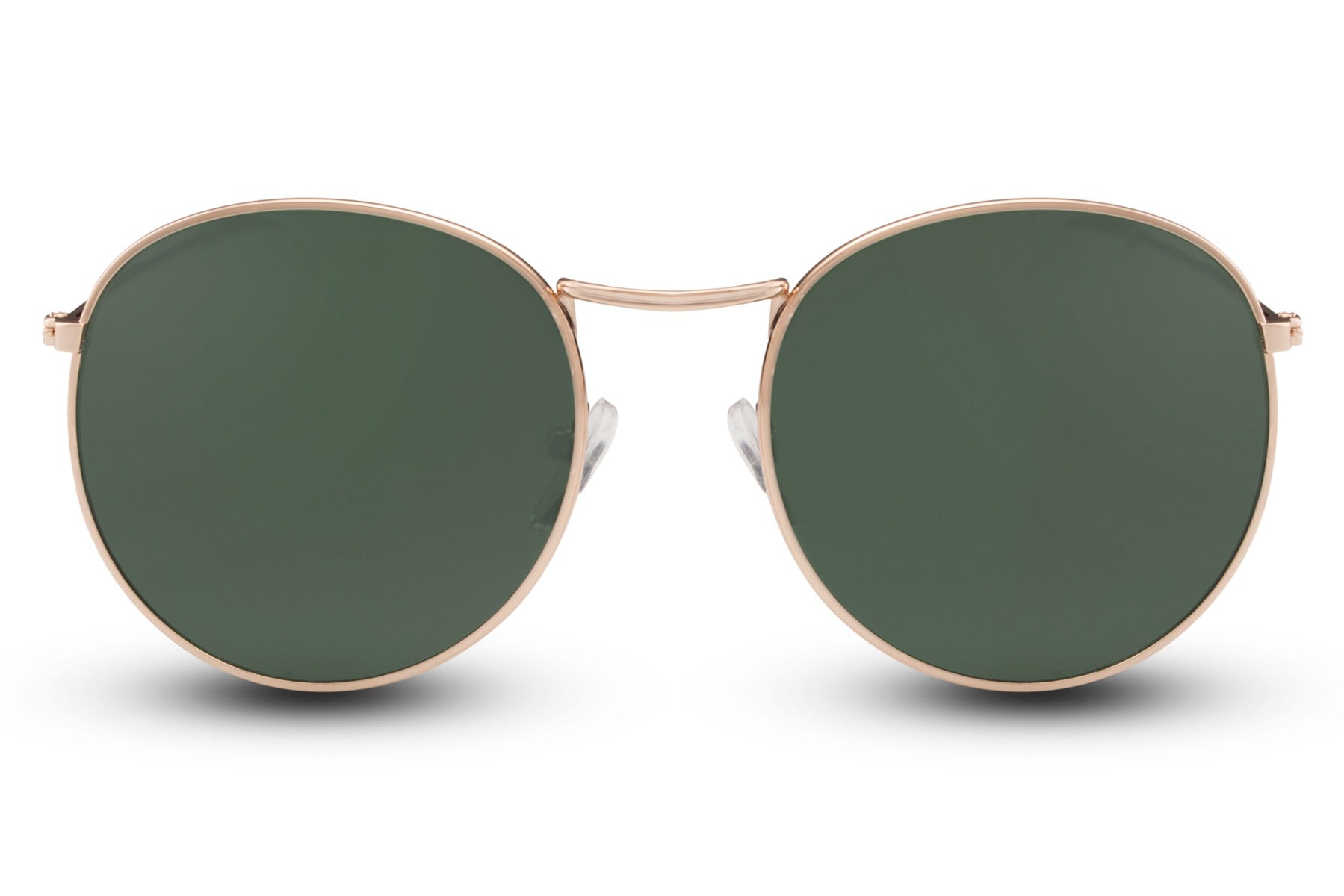 Milan retro round sunglasses black metal frame green recycled lens 100% UV400 protection men women vintage retro summer outdoor festival eyewear free UK Europe delivery Sunglass Station