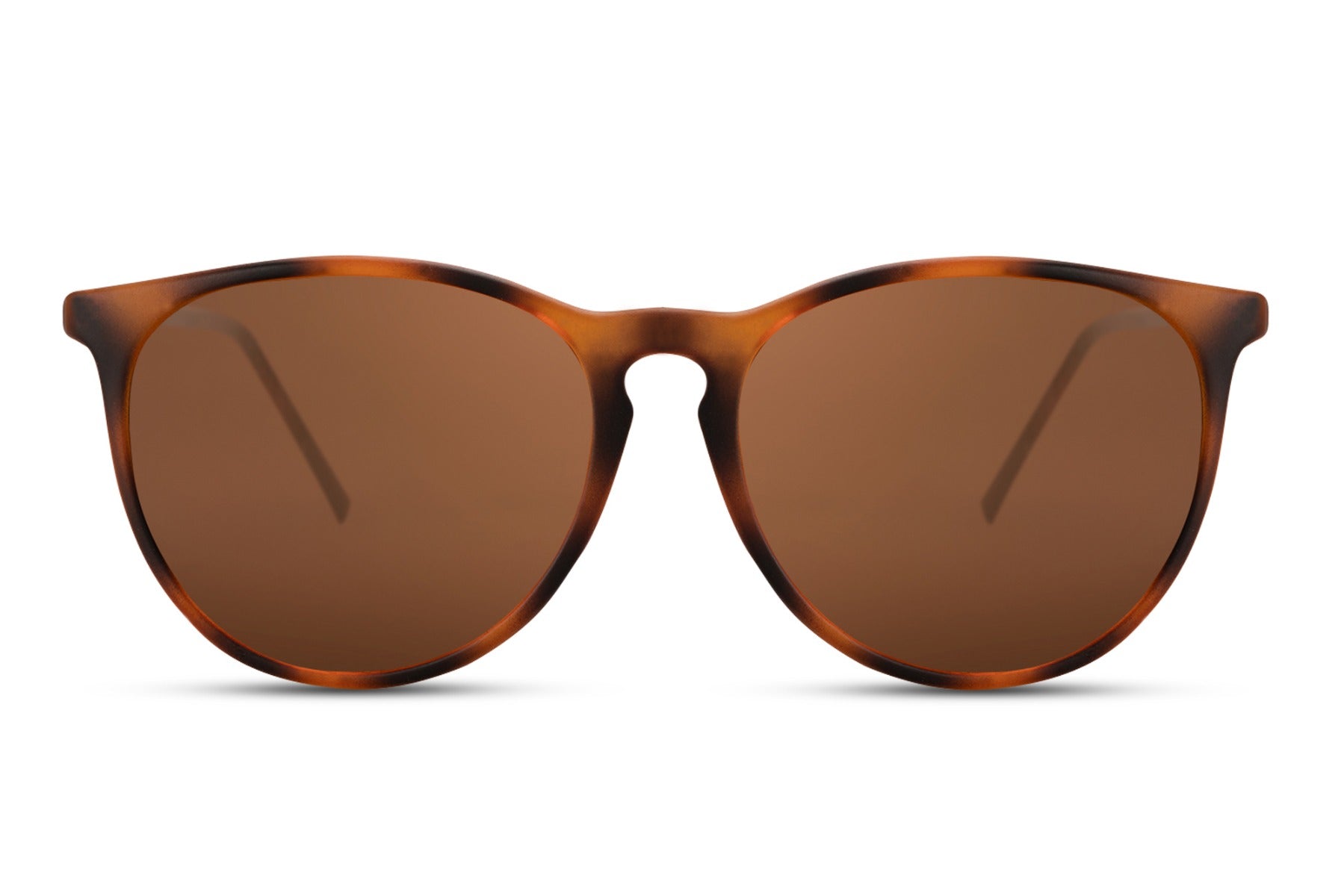 Milan round tinted sunglasses brown animal print metal polycarbonate frame warm amber lens 100% UV400 protection men women retro boho Italian inspired summer festival city beach holiday free UK Europe shipping Sunglass Station