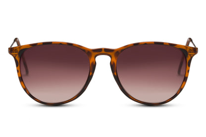 Milan round tinted sunglasses orange metal polycarbonate frame warm brown amber lens 100% UV400 protection men women bold vibrant Italian inspired retro summer festival beach city free UK Europe delivery Sunglass Station