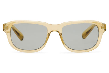 minimal design transparent frame wayfarer sunglasses with uv400 protection