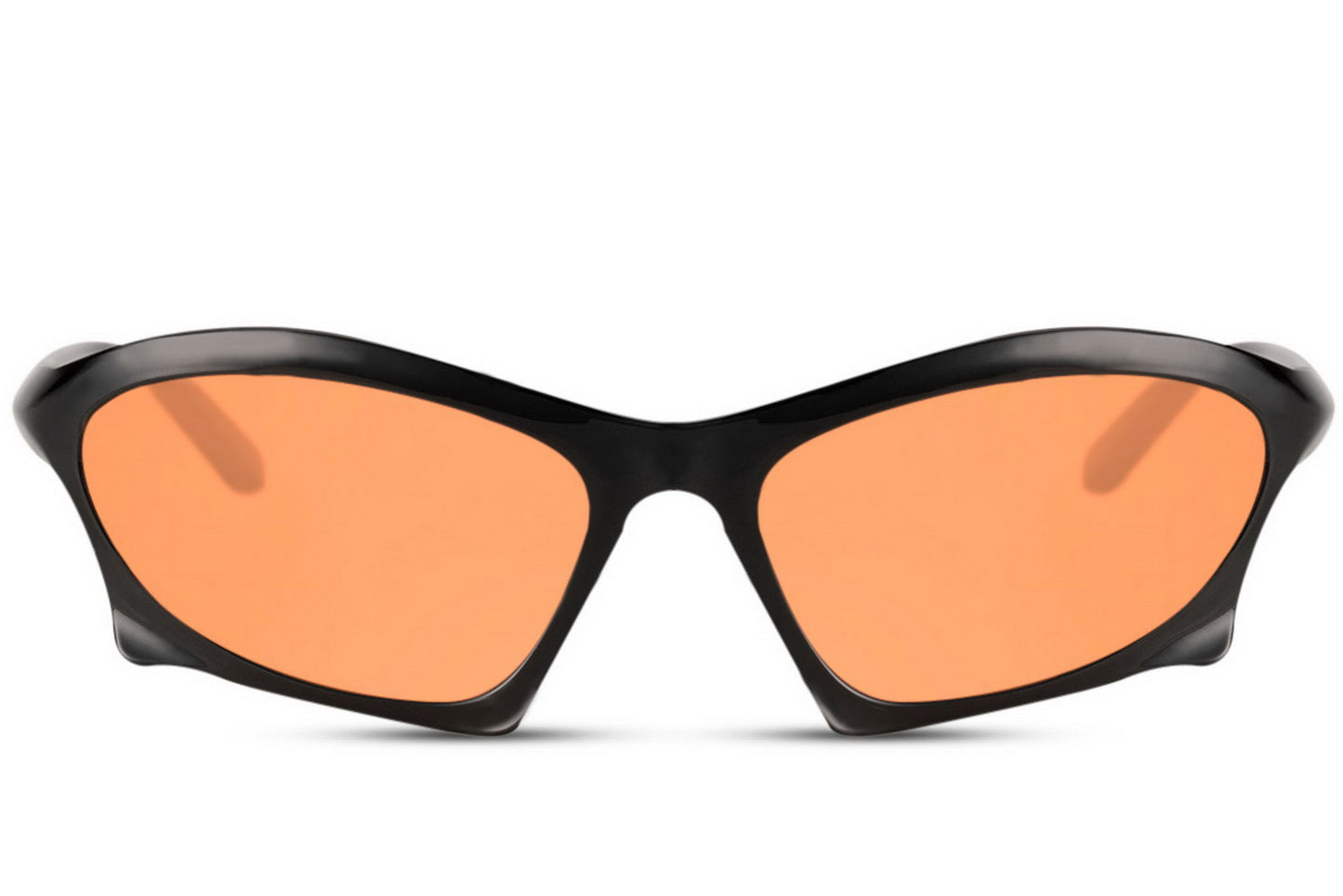 Orange amber tinted lens party sunglasses — bold festival and streetwear eyewear | Sunglass Station London, free delivery UK & Europe
