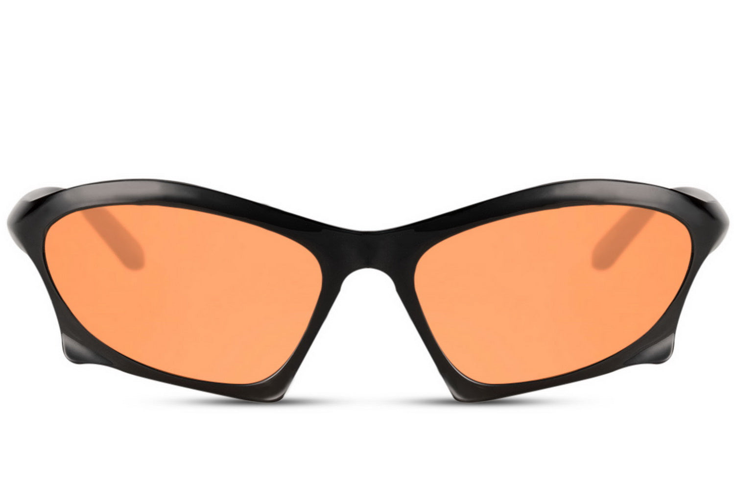Orange amber tinted lens party sunglasses — bold festival and streetwear eyewear | Sunglass Station London, free delivery UK & Europe