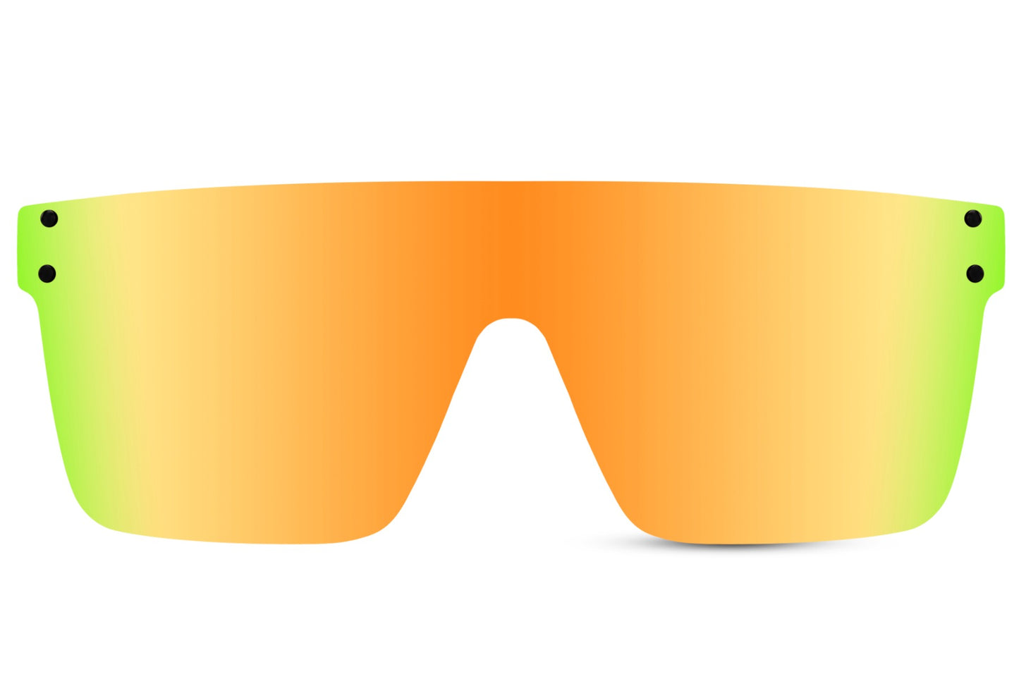 orange sports eyewear for cycling
