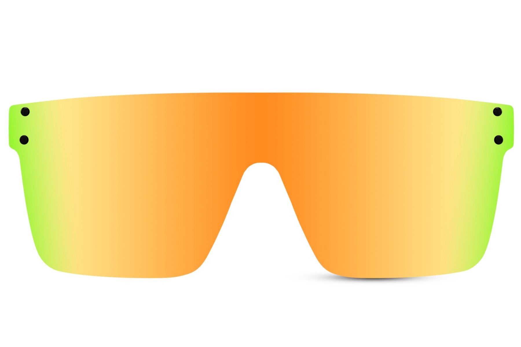 orange sports eyewear for cycling