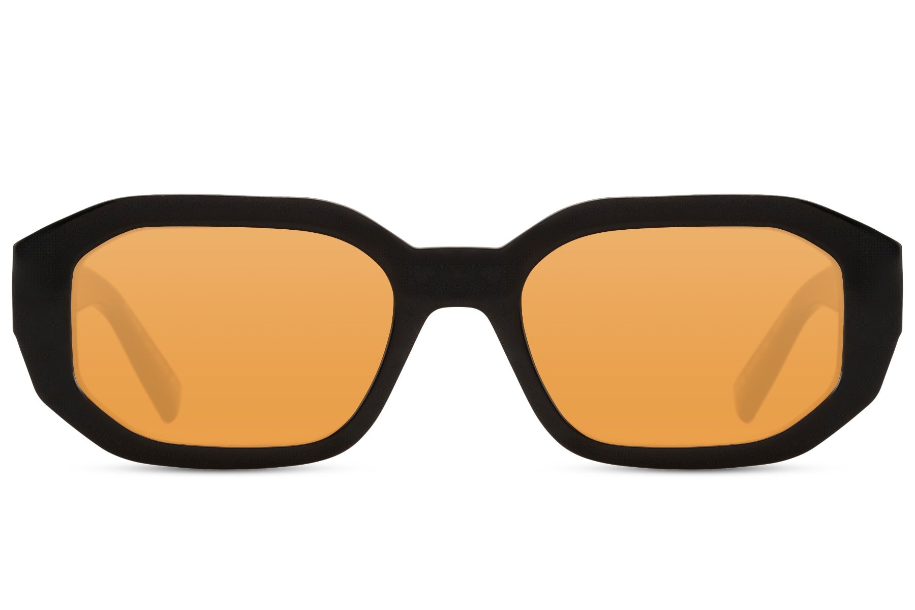 orange tinted lens sunglasses with uv400 protection, protects your eyes  from daylight