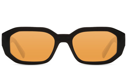 orange tinted lens sunglasses with uv400 protection, protects your eyes  from daylight