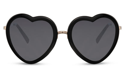 black party heart sunglasses for valentines