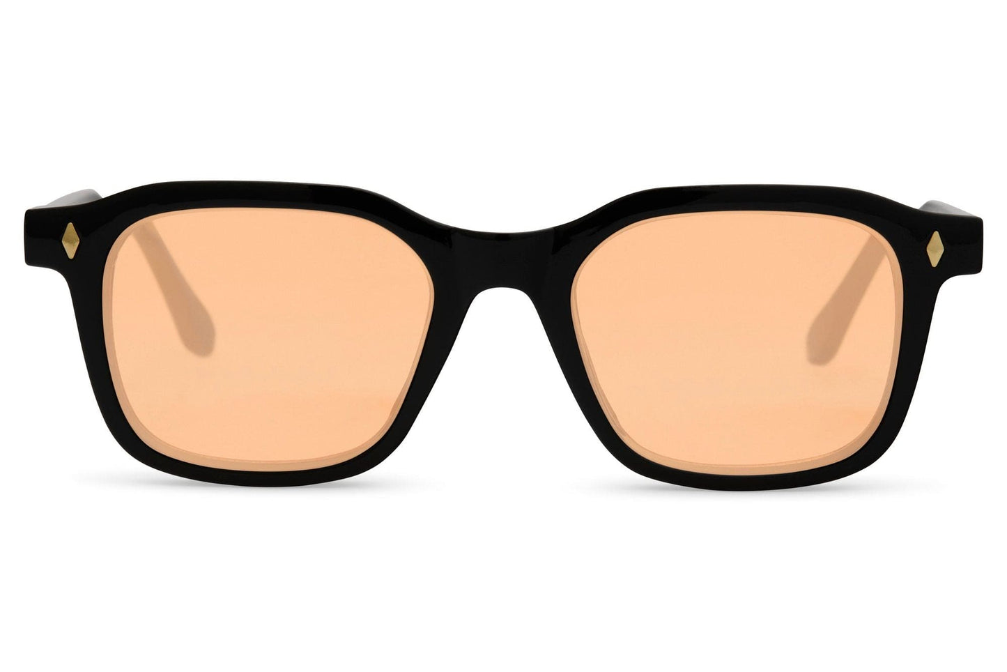 european style peach color wayfarer sunglasses for women 