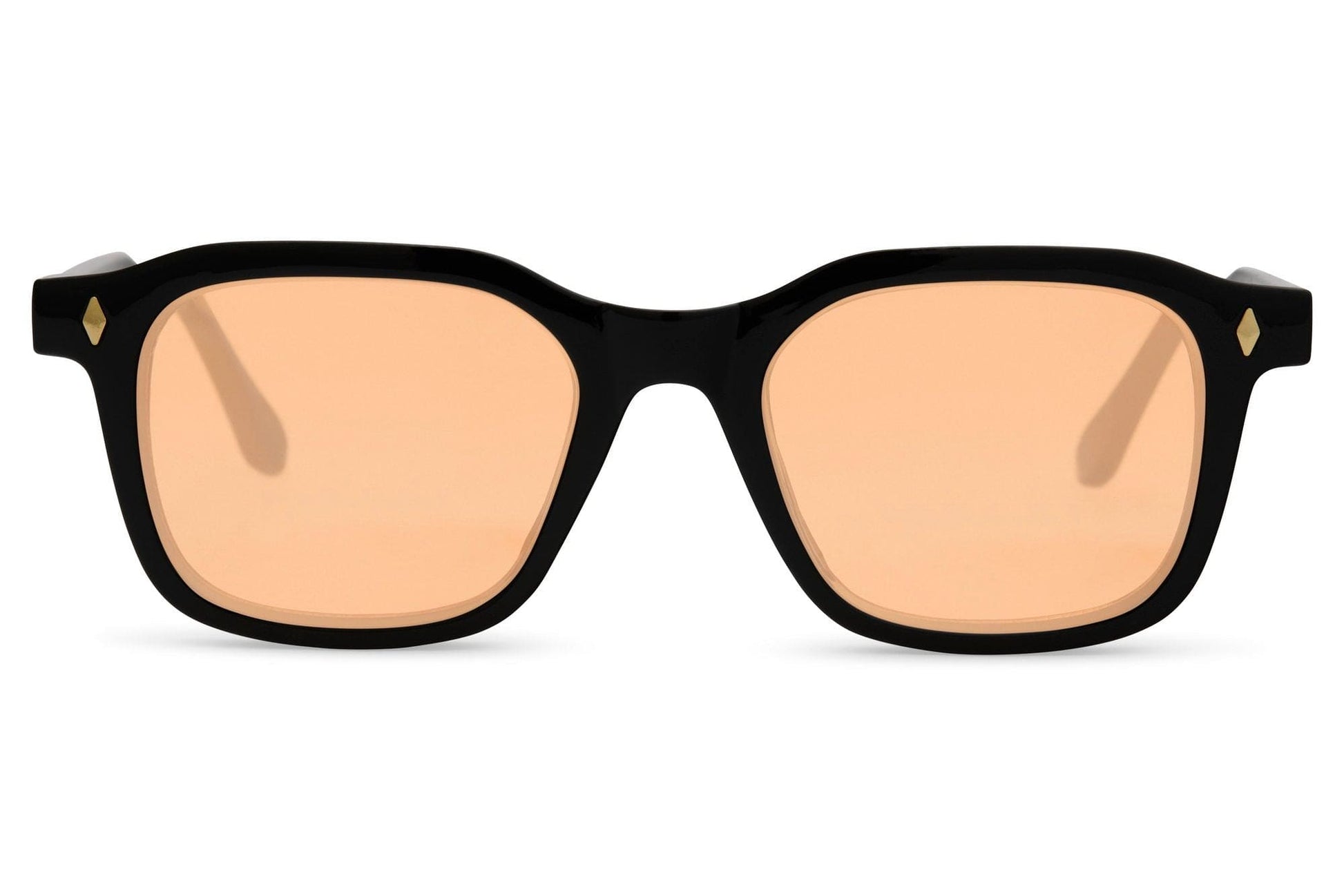 european style peach color wayfarer sunglasses for women 