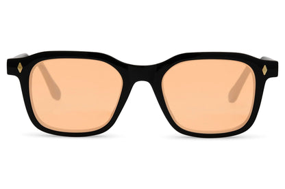 european style peach color wayfarer sunglasses for women 