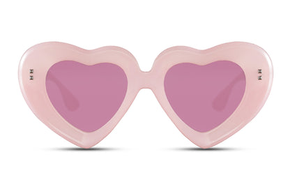 pink oversized party sunglasses