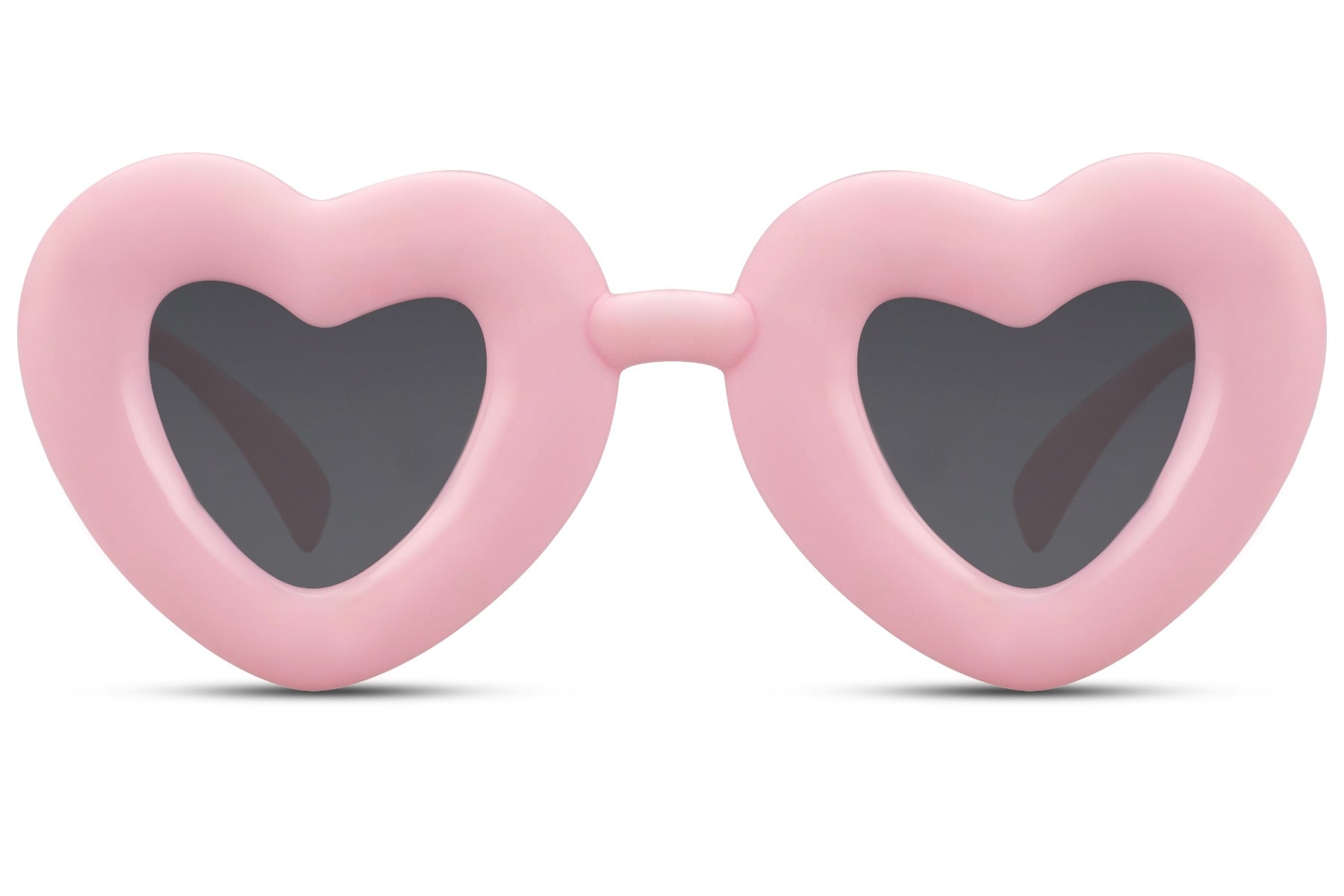 pink theme party sunglasses with heart frame for women
