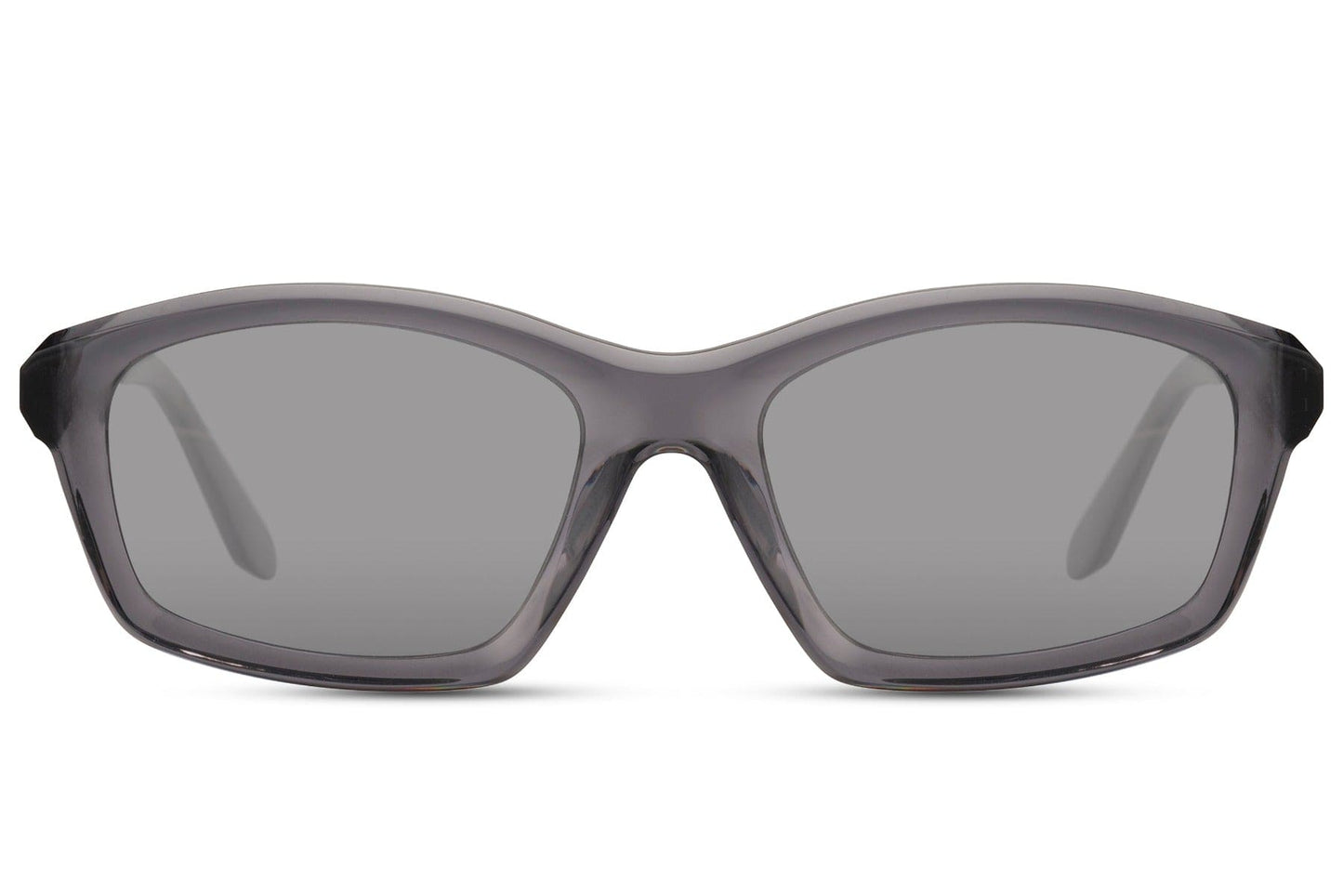 Grey acetate rectangle sunglasses with polarised TAC 1.1mm lens — premium material build for men and women, crystal-clear glare elimination for coastal drives, urban walks and festival fields, UV400 protection.