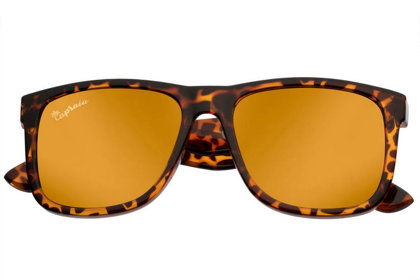 Polarized Yellow Mirrored Wayfarers