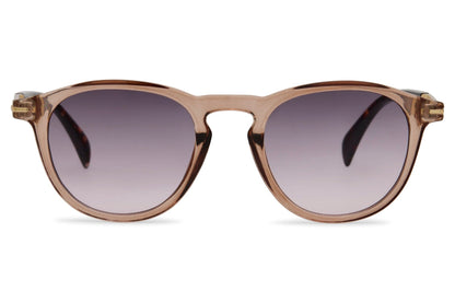 Premium London round sunglasses pink mauve polycarbonate frame purple gradient lens UV400 protection women retro chic sophisticated summer city festival brunch style free UK Europe delivery Sunglass Station