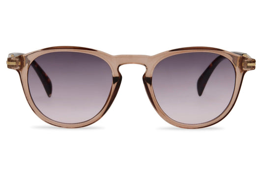 Premium London round sunglasses pink mauve polycarbonate frame purple gradient lens UV400 protection women retro chic sophisticated summer city festival brunch style free UK Europe delivery Sunglass Station