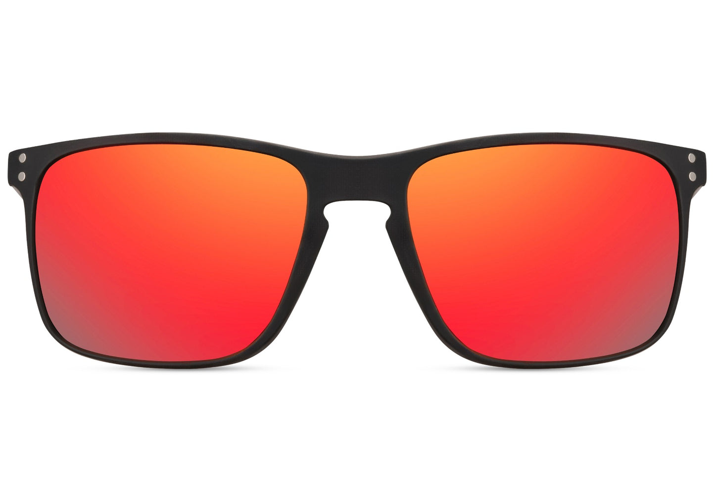 recycled frame mirrored sunglass with uv400 protection