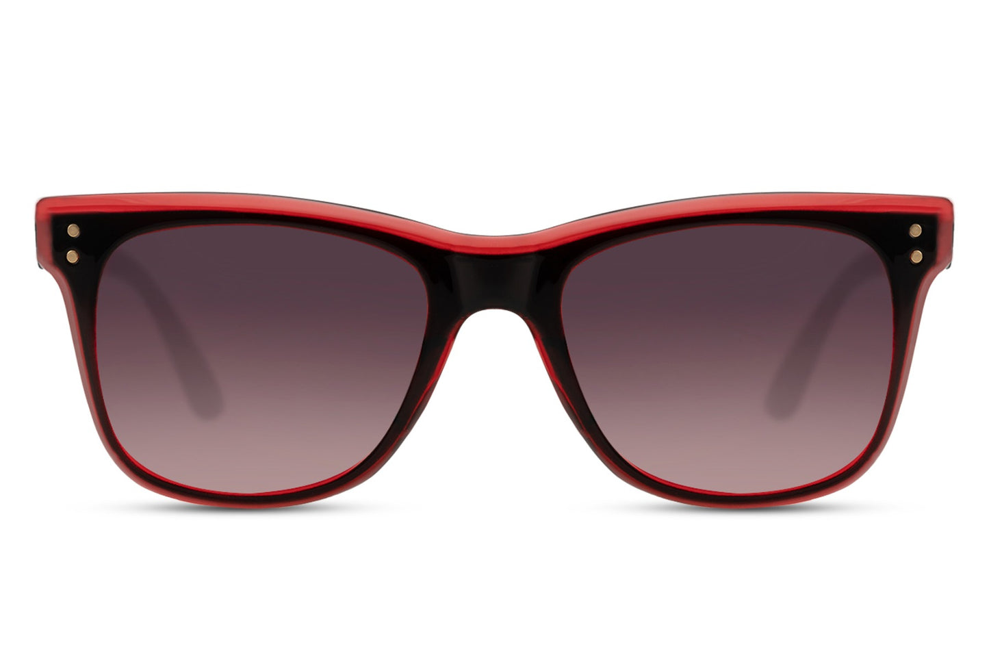 sunglass station sophisticated design red and black frame sunglasses.