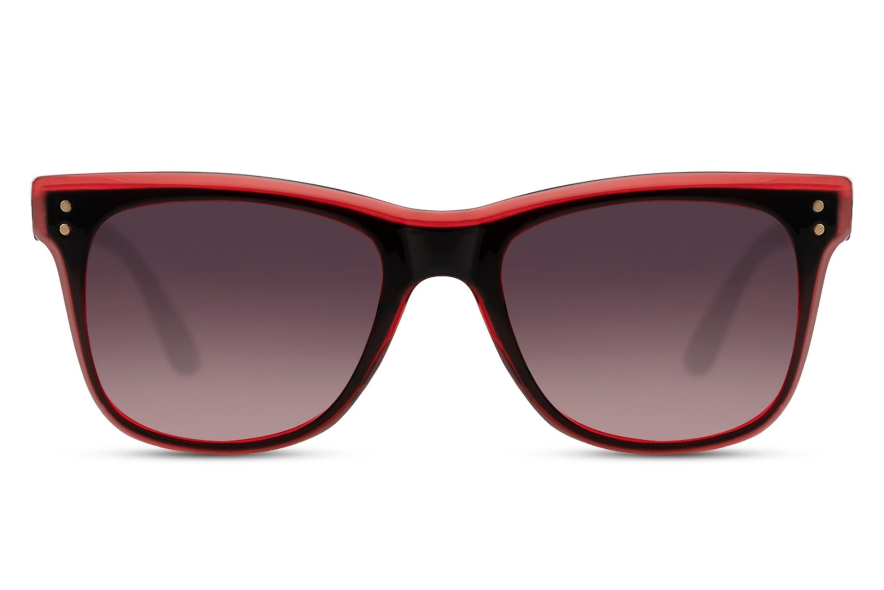sunglass station sophisticated design red and black frame sunglasses.