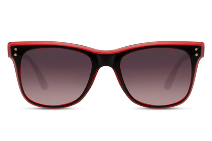 sunglass station sophisticated design red and black frame sunglasses.