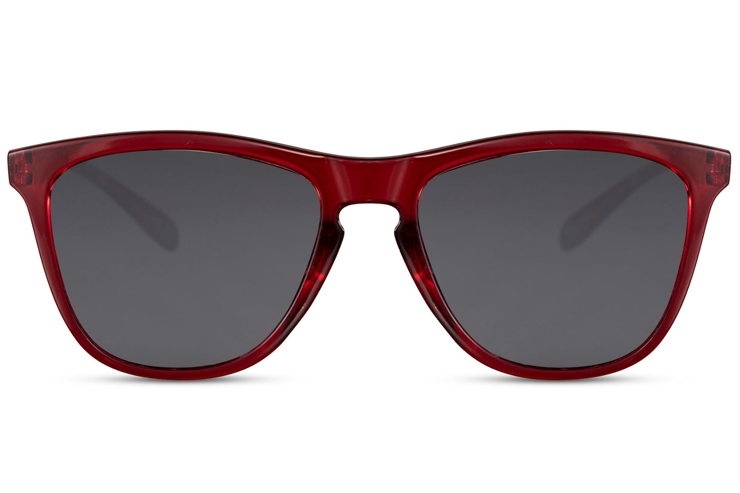 red frame and black frame sunglasses for unisex styling