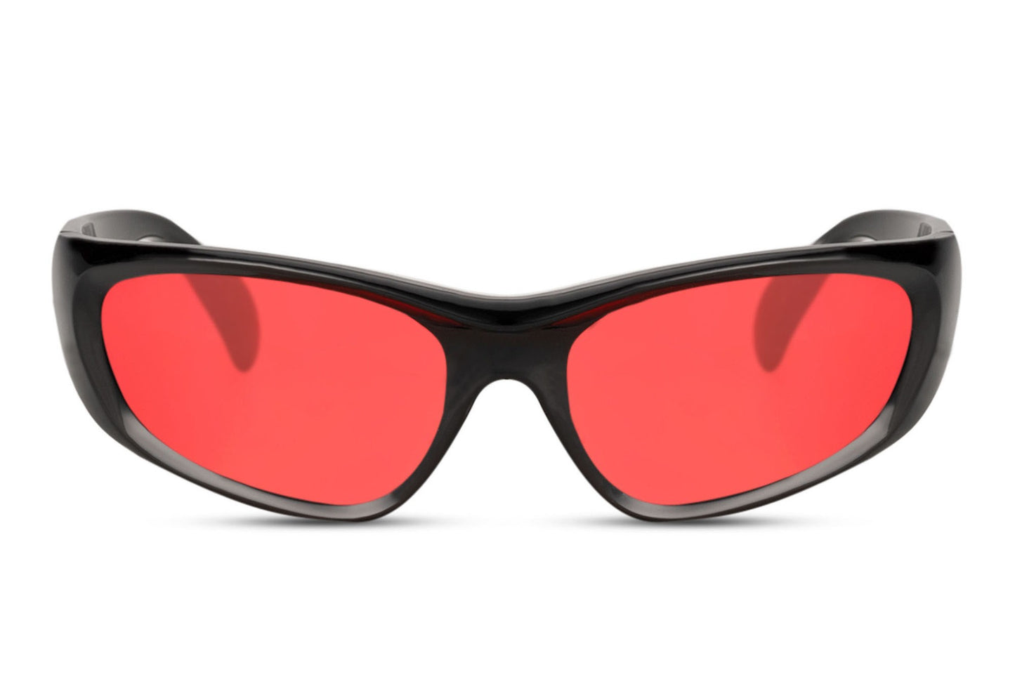 red lens night party shades 