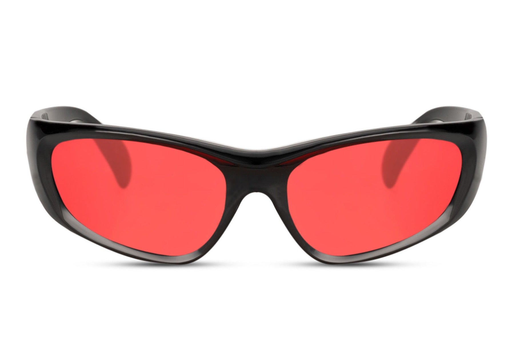 red lens night party shades 