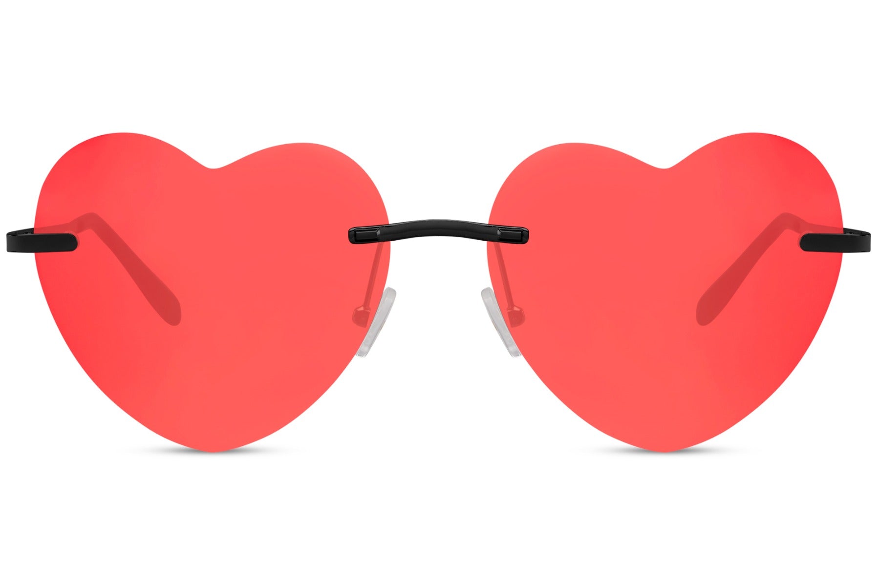 red love sunglasses for women