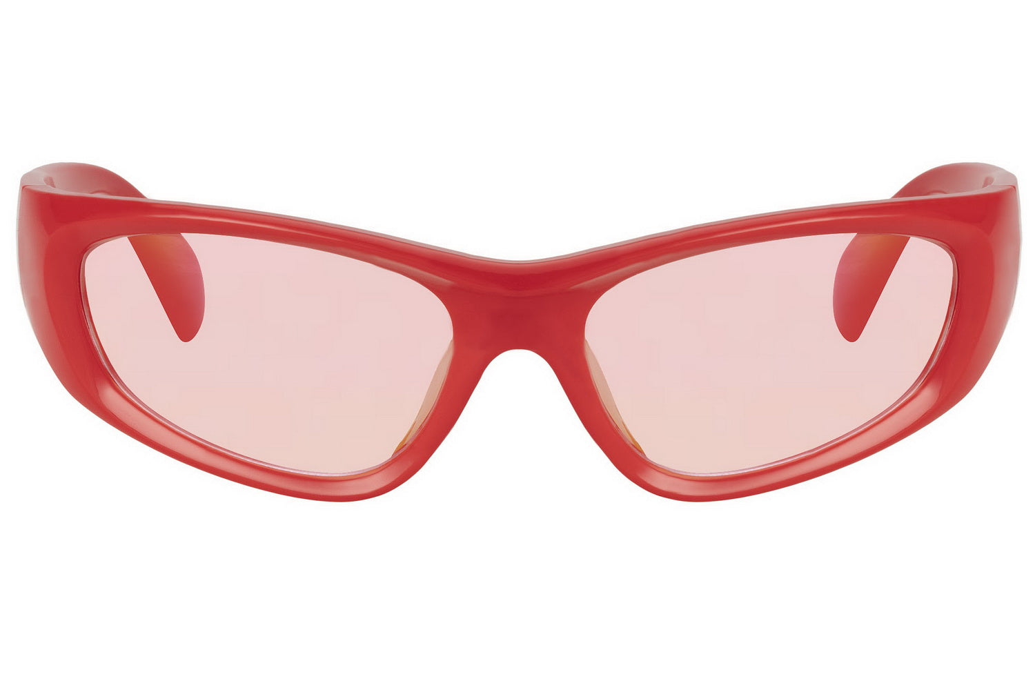 red visor style party sunglasses 