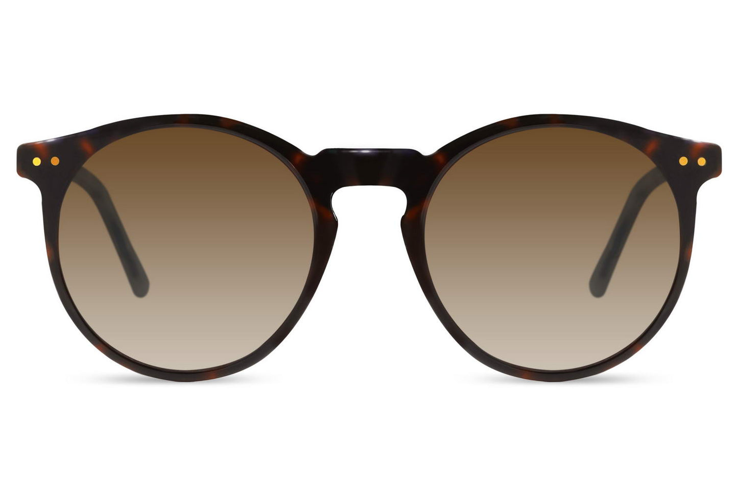 Retro round tortoise brown sunglasses polarised premium acetate UV protection UK