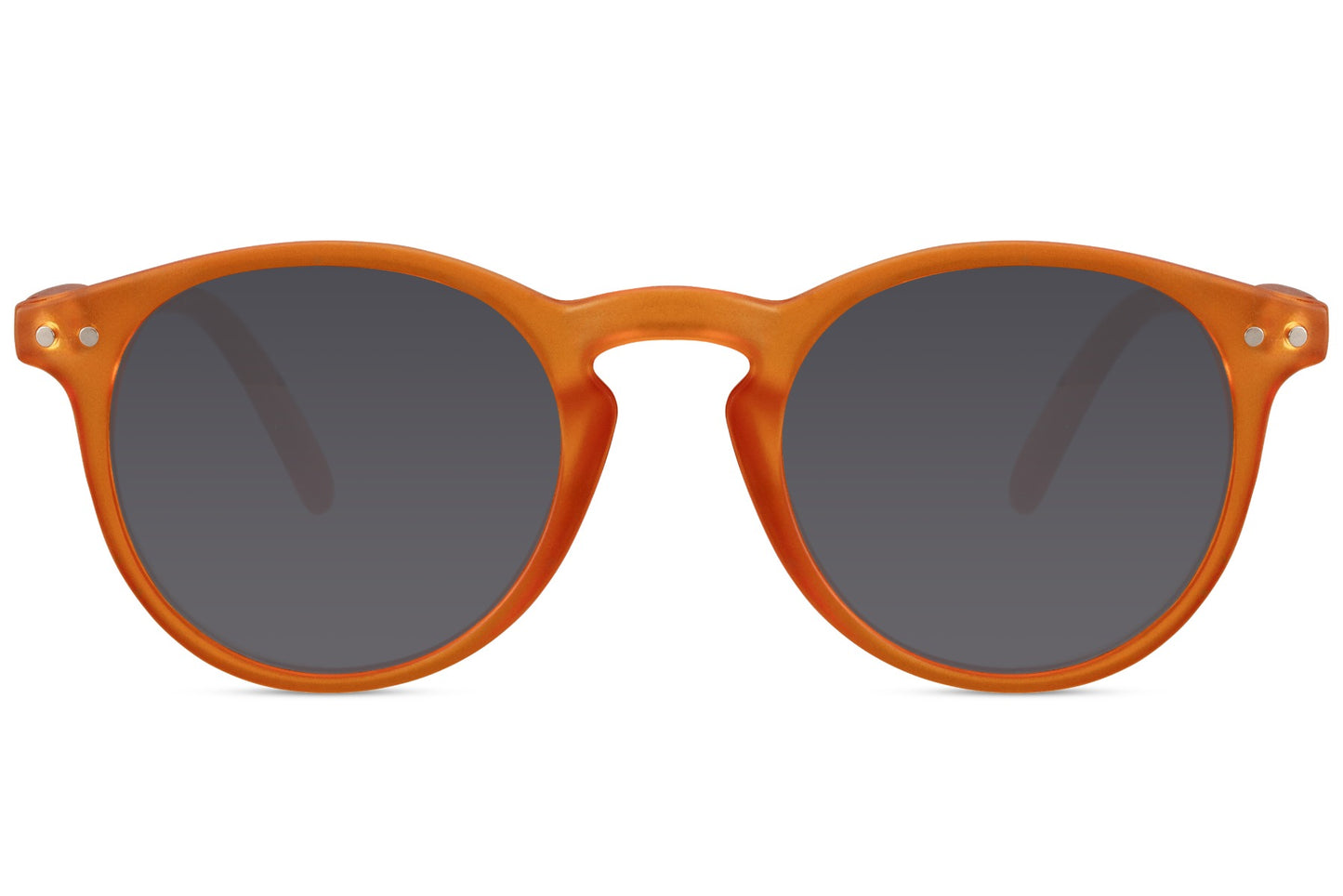Round kids sunglasses orange polycarbonate frame amber lens UV400 protection children boys girls durable impact resistant fun colourful summer outdoor holiday free UK Europe shipping Sunglass Station