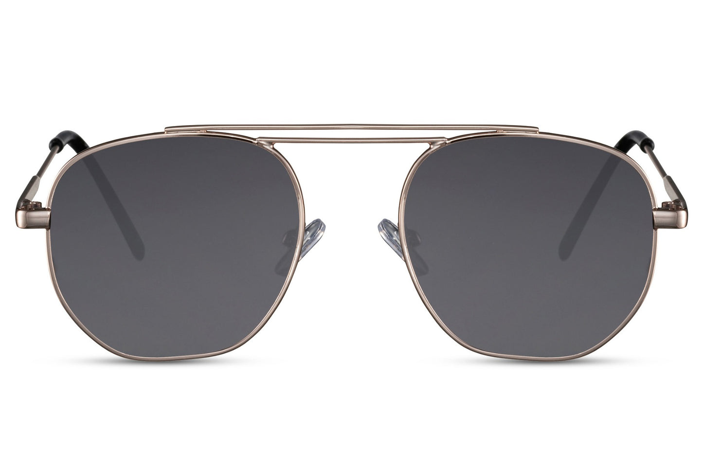 Round retro tinted sunglasses silver metal frame smokey black 100% recycled lens UV400 protection men women geometric retro vintage everyday city summer driving beach free UK Europe delivery Sunglass Station