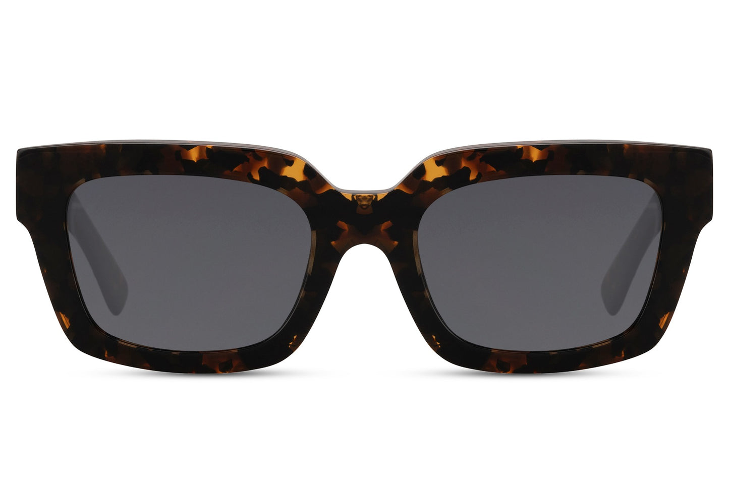 Animal Print Rectangle Sunglasses