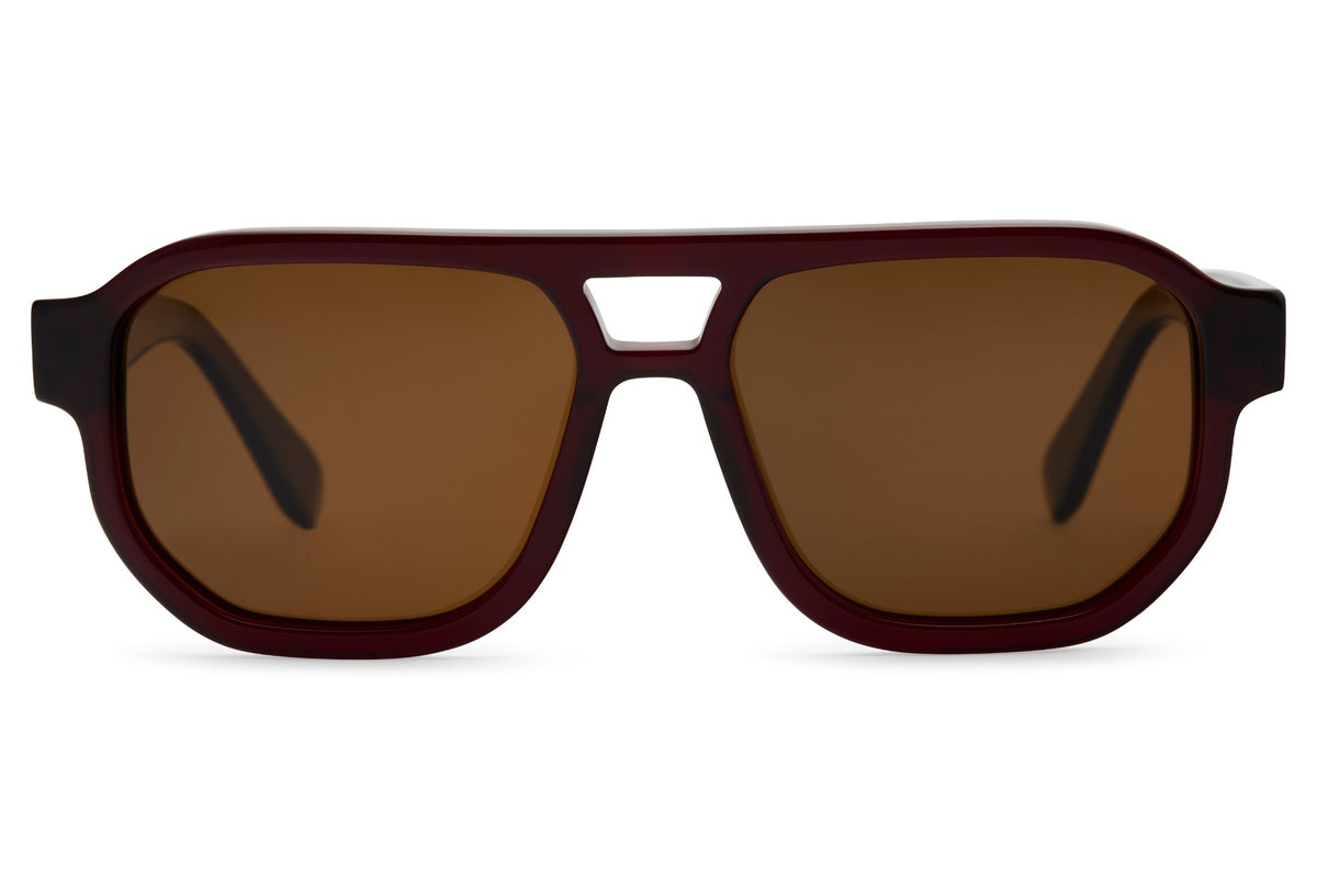Retro Aviator Polarised Sunglasses