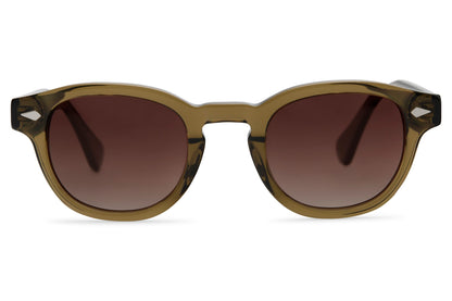 London Polarised Round Sunglasses