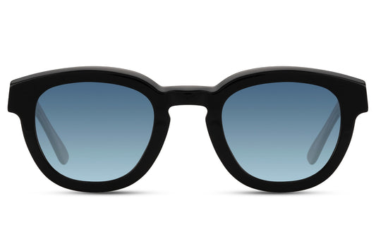 Blue Round Sunglass