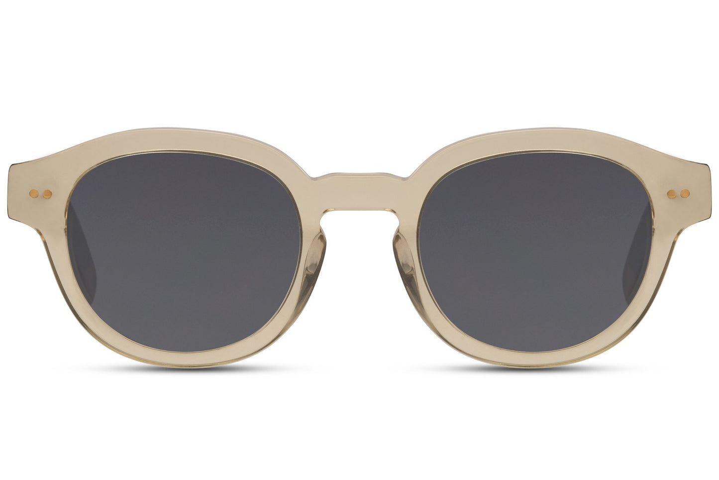 Cream Round Sunglass