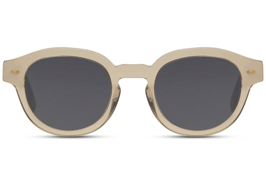 Cream Round Sunglass