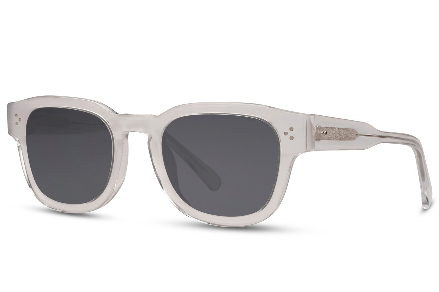 Gafas de sol redondas polarizadas con montura atrevida