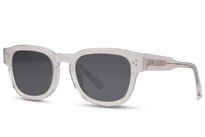 Gafas de sol redondas polarizadas con montura atrevida